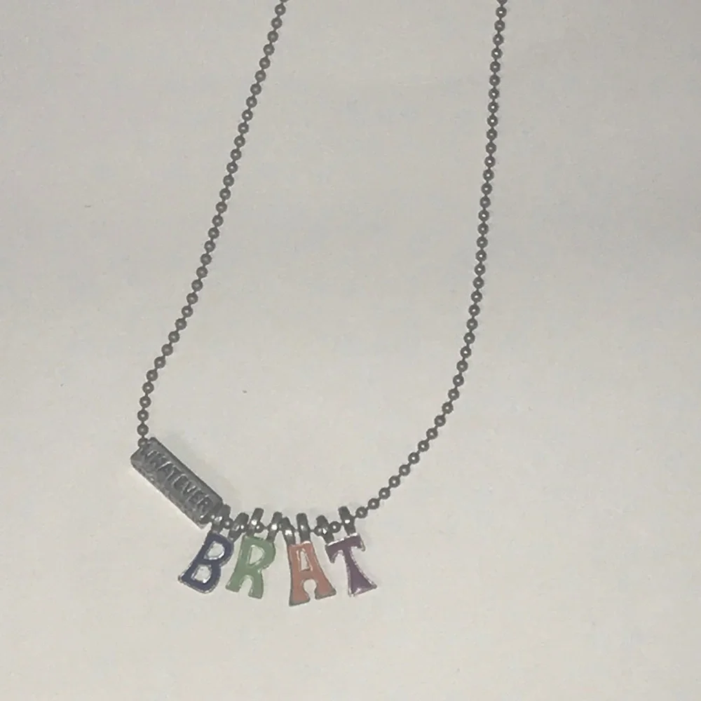 Brat Whatever Charm Necklace